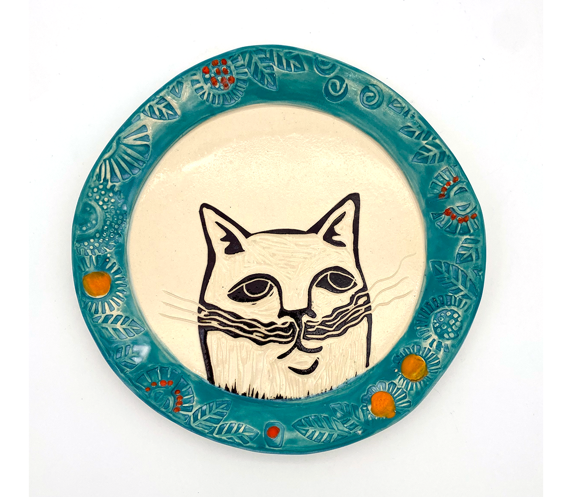 "Cat Plate 2" - Julia Janeway